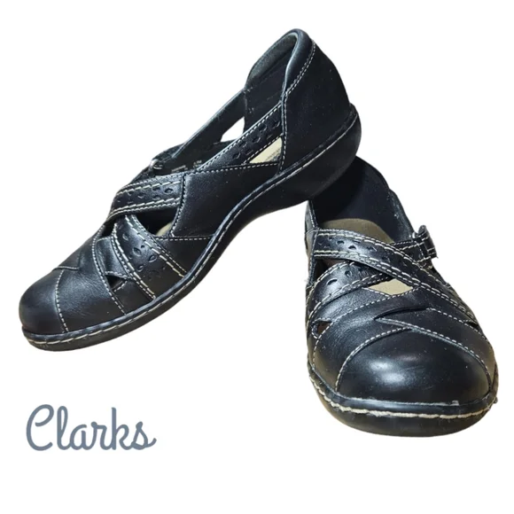 Clarks Ashland Spin Q Slip On Shoe - Picture 1 of 10